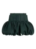 Patou belted bubble mini skirt - Grey