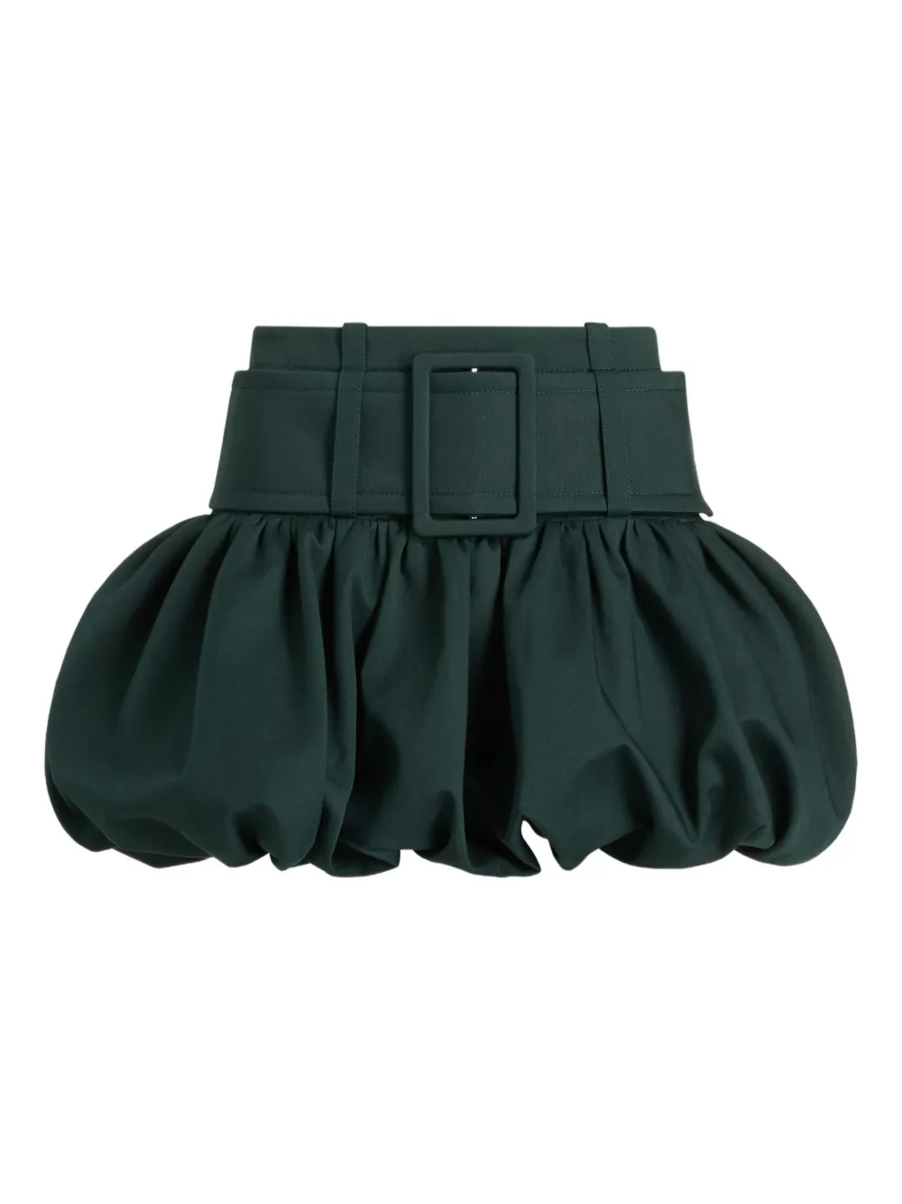 Patou Mini-bubbelrok met ceintuur Grijs