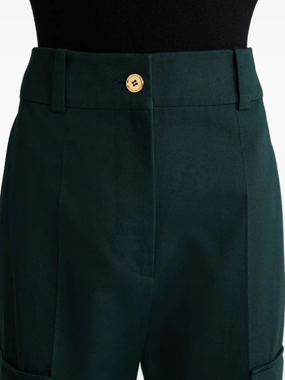 Patou Broek met cargo zak Groen