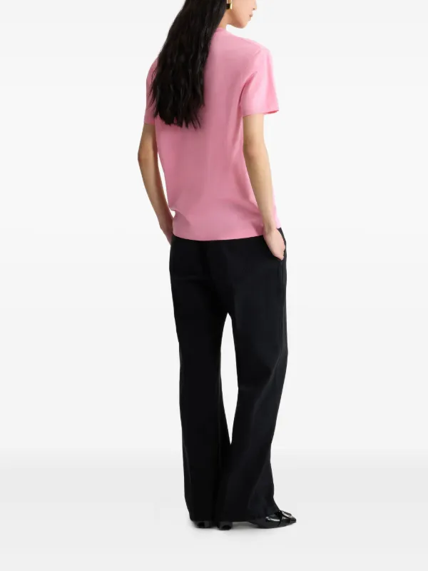 PATOU ピンク ロゴ Tシャツ Patou ロゴ Tシャツ | ピンク | FARFETCH JP