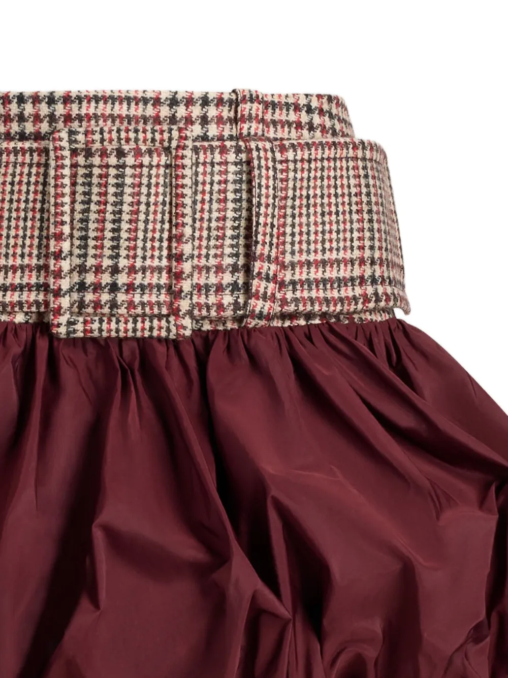 Patou Mini-rok met ceintuur - Rood