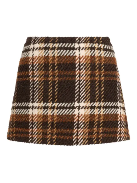 Patou wool mini skirt