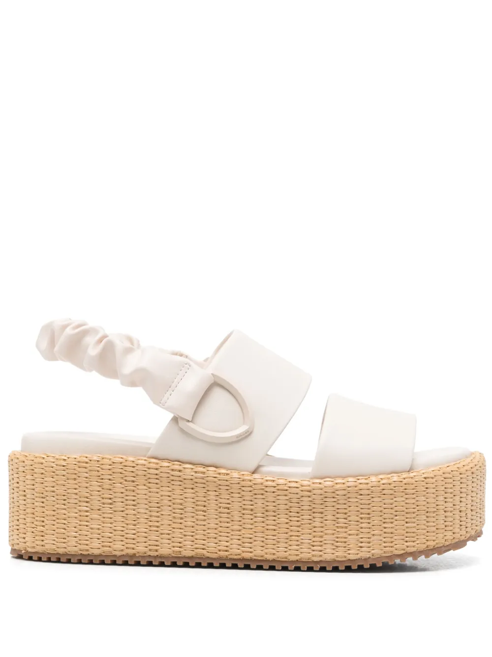 Blauer 50mm round-toe platform sandals | Neutrals | Image 1