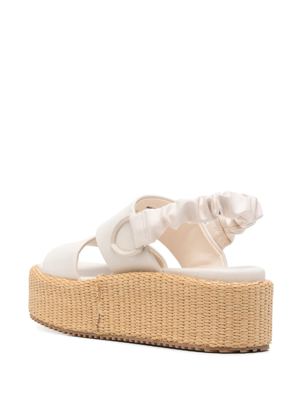 Blauer 50mm round-toe platform sandals Neutrals