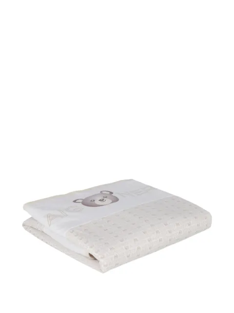 Aigner Kids bear-motif blanket