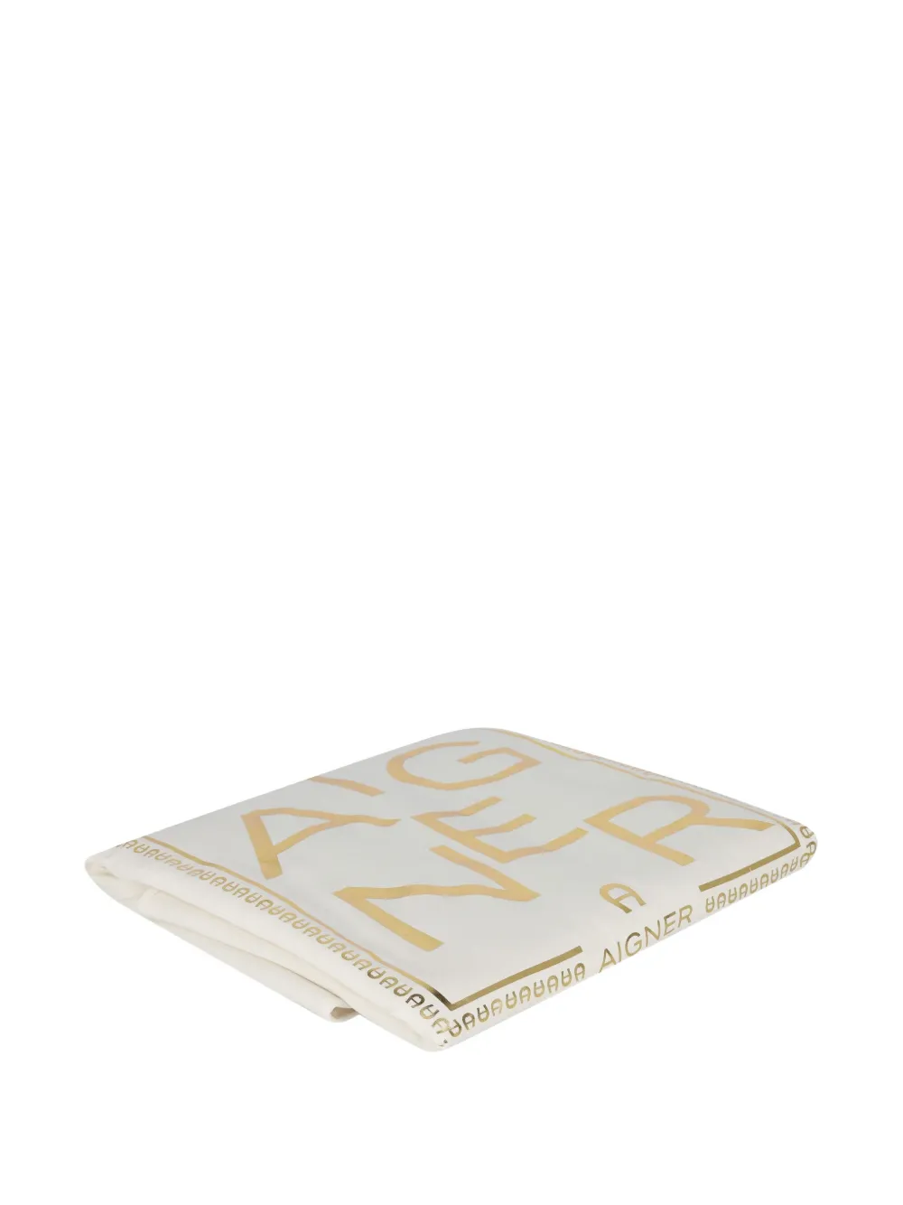 Aigner Kids Deken met logoprint Wit