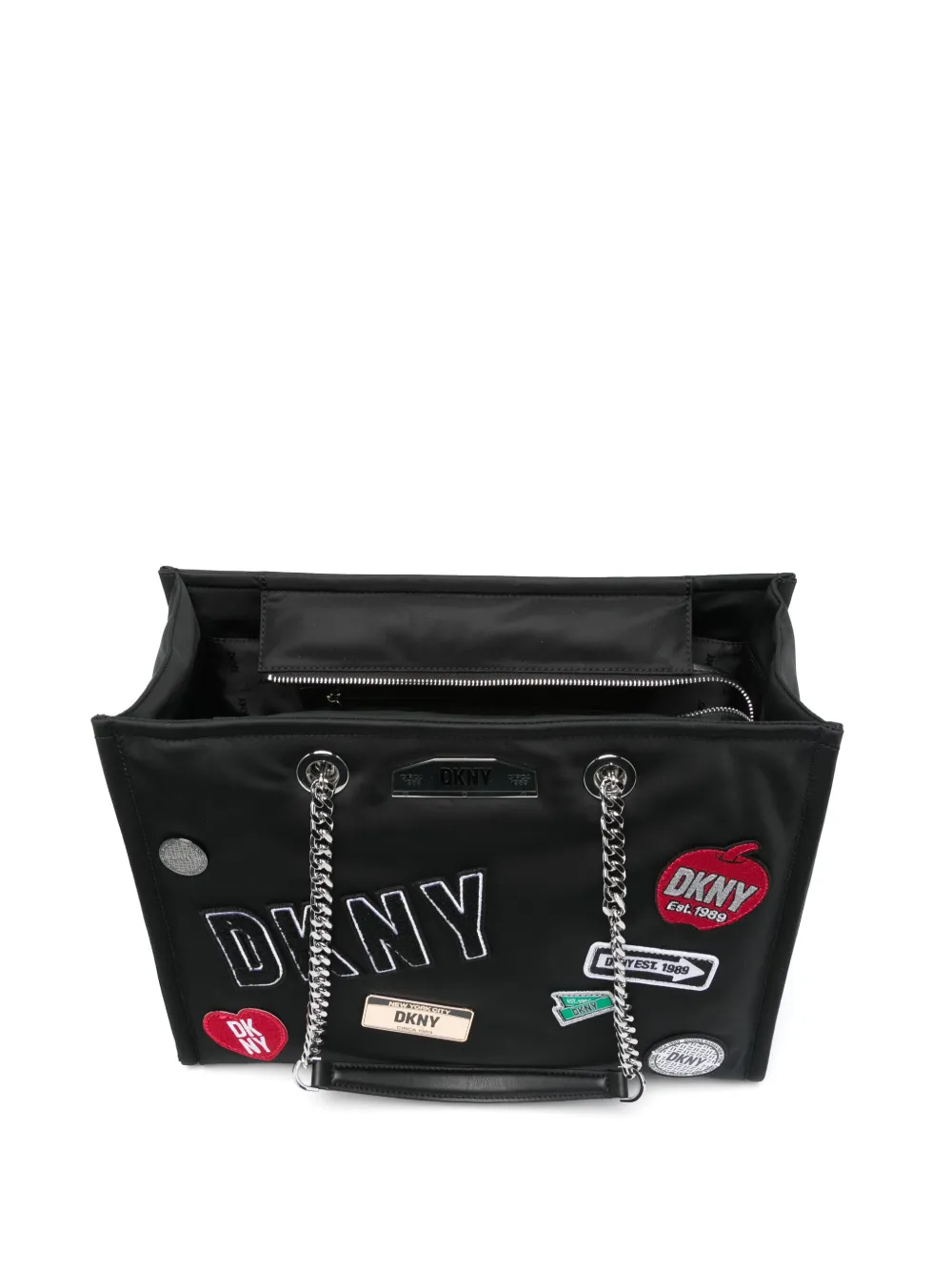 DKNY NYC canvas shopper Zwart