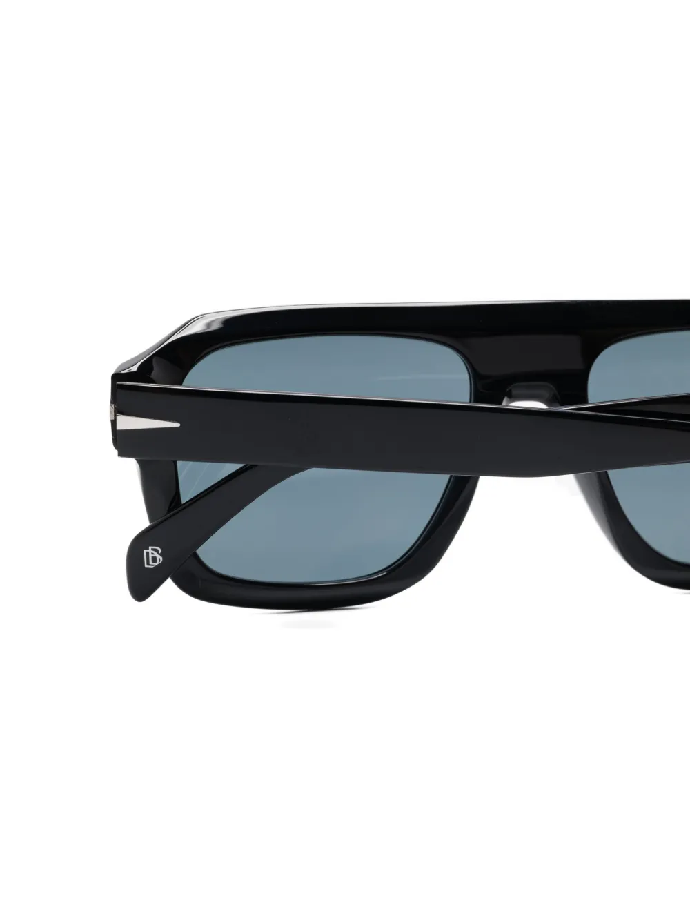 Eyewear by David Beckham Zonnebril met rechthoekig montuur Zwart