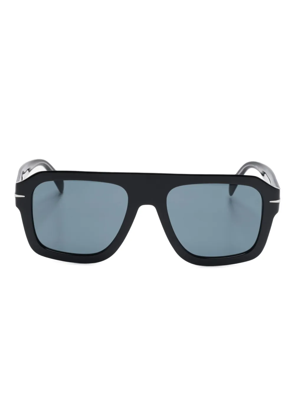Eyewear by David Beckham スクエアフレーム サングラス - ブラック Eyewear by David Beckham スクエアフレーム サングラス - ブラック