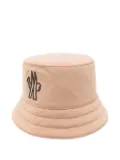 Moncler Grenoble logo-plaque bucket hat - Neutrals