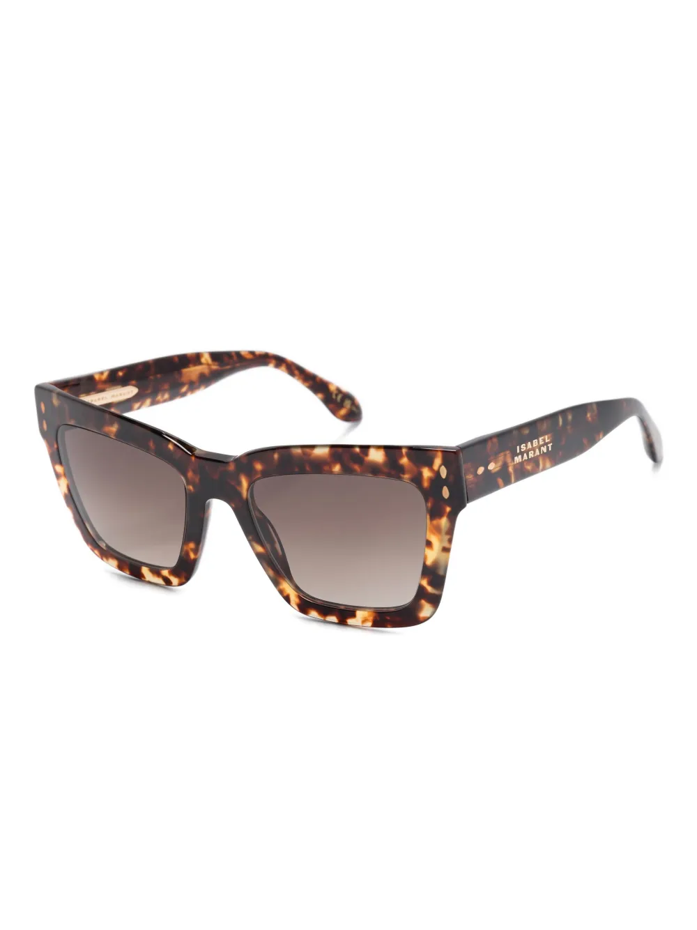 Isabel Marant Eyewear tortoiseshell geometric sunglasses Bruin