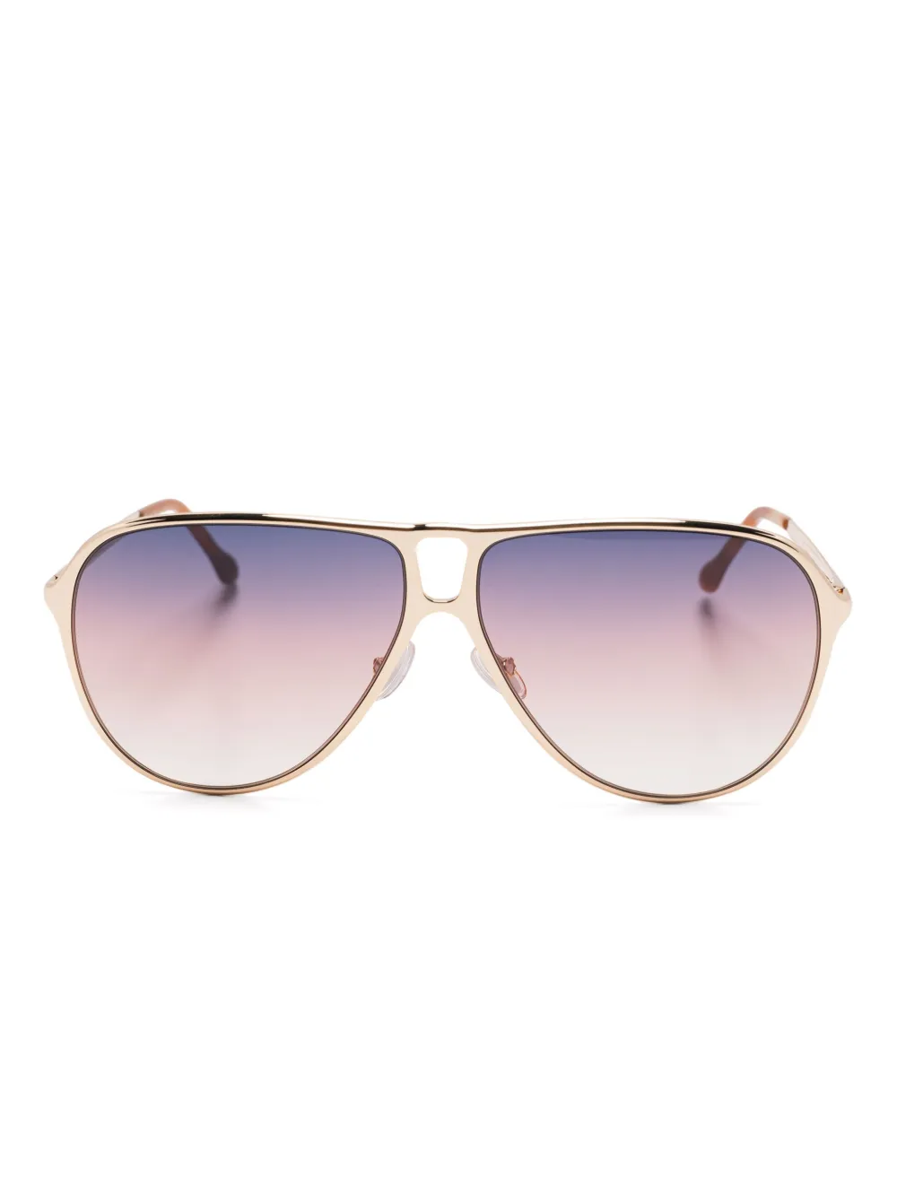Isabel Marant Eyewear metal-frame gradient sunglasses Goud