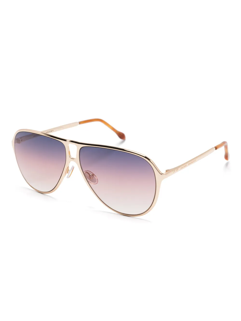 Isabel Marant Eyewear metal-frame gradient sunglasses Goud