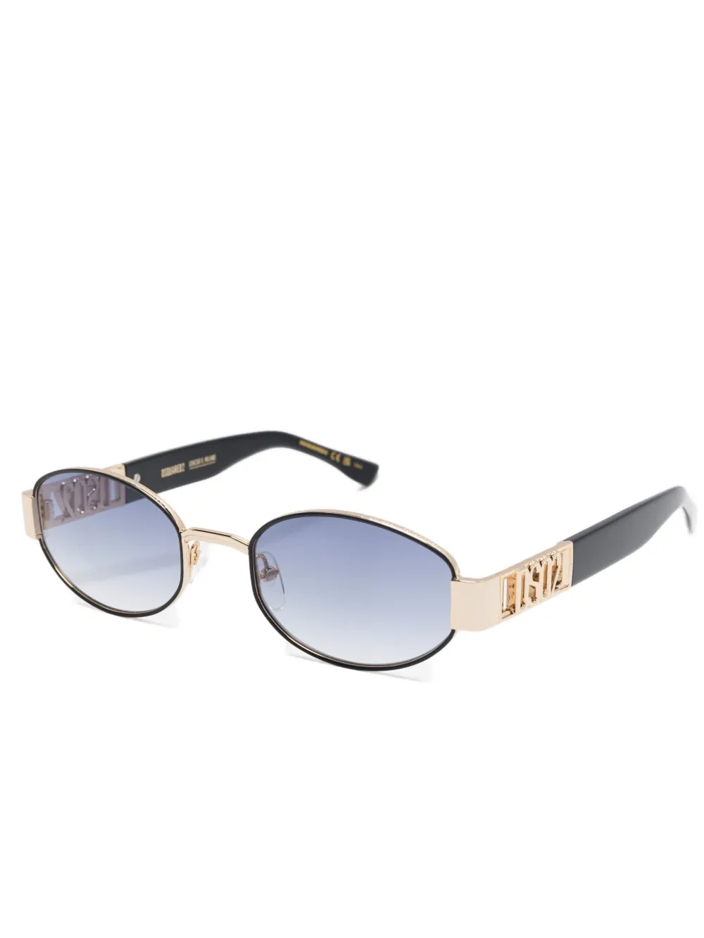 DSQUARED2 oval-frame metal sunglasses | Men | Image 2