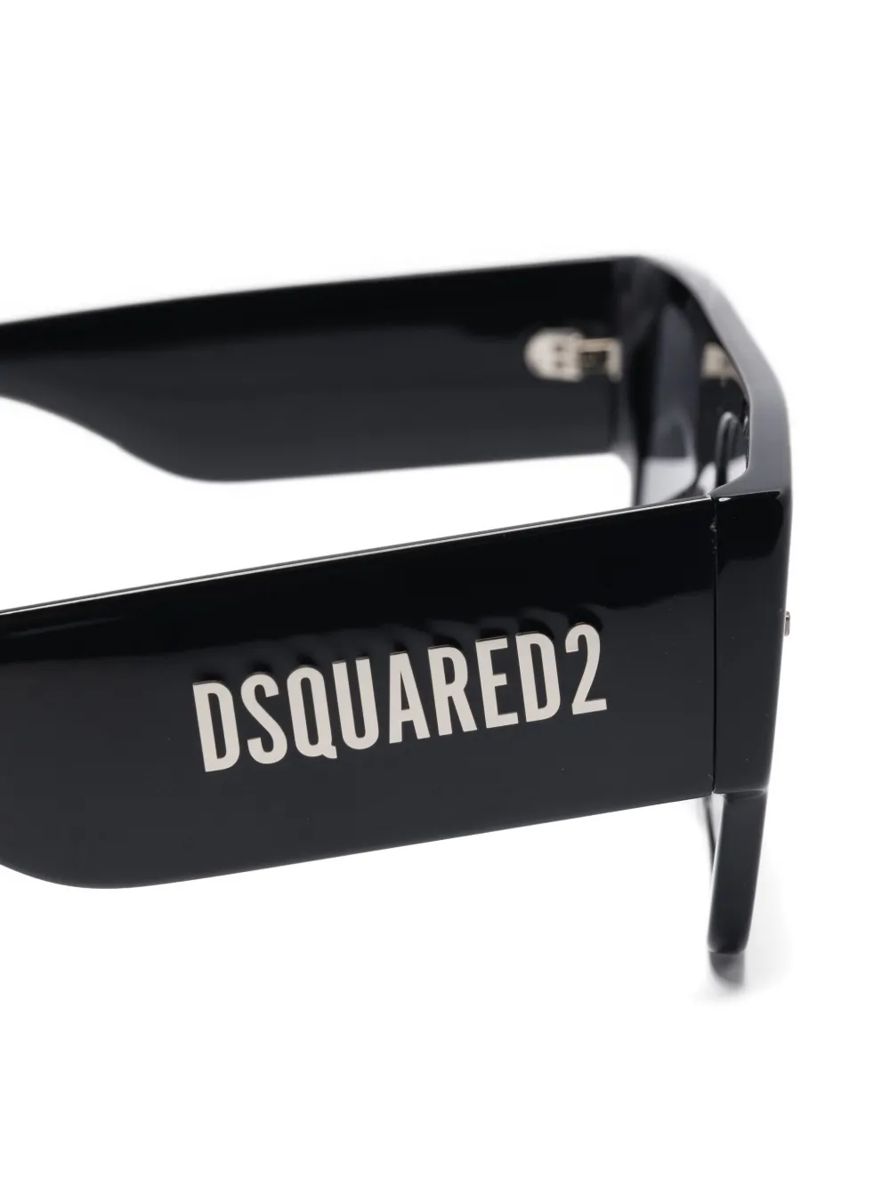 DSQUARED2 Zonnebril met rechthoekig montuur Zwart