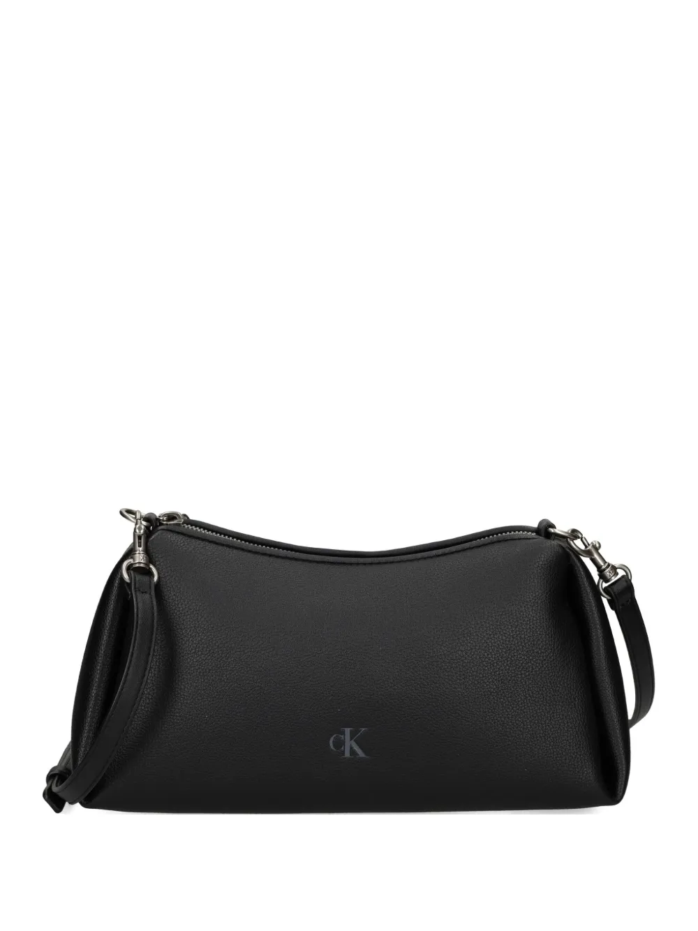 Calvin Klein Embossed Logo Crossbody Bag In Black