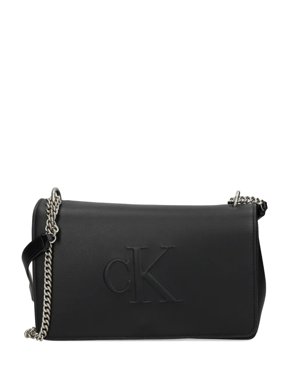 Calvin Klein Crossbodytas met reliëf Zwart