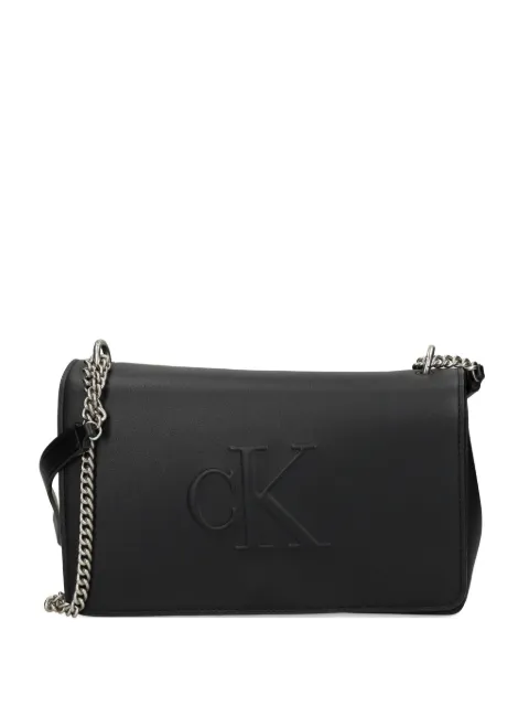Calvin Klein embossed cross body bag