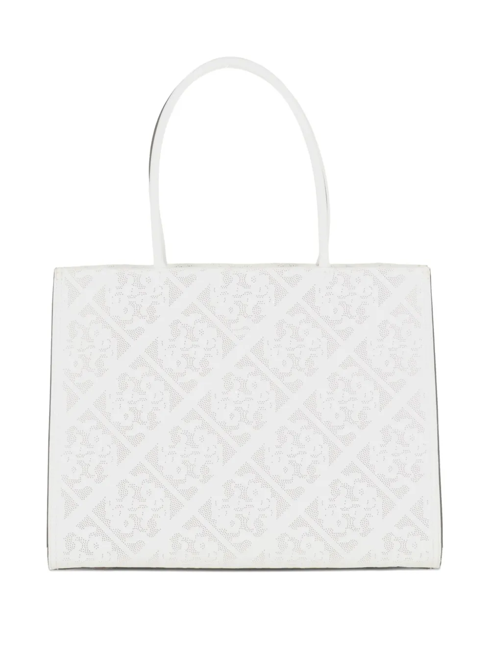 Tory Burch cut-out pattern tote bag Wit
