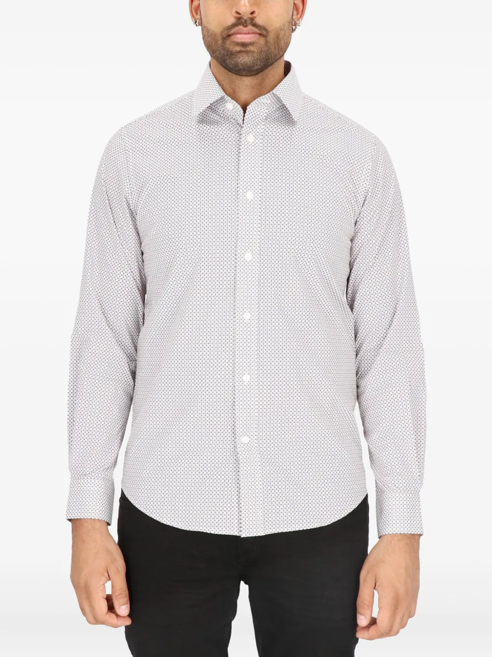 Scotch & Soda micro-pattern shirt - ホワイト Scotch & Soda micro-pattern shirt - ホワイト
