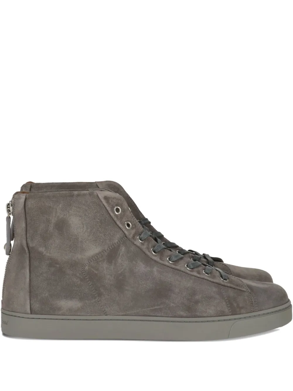 Gianvito Rossi Lace-up Zip-fastening High-top Sneakers