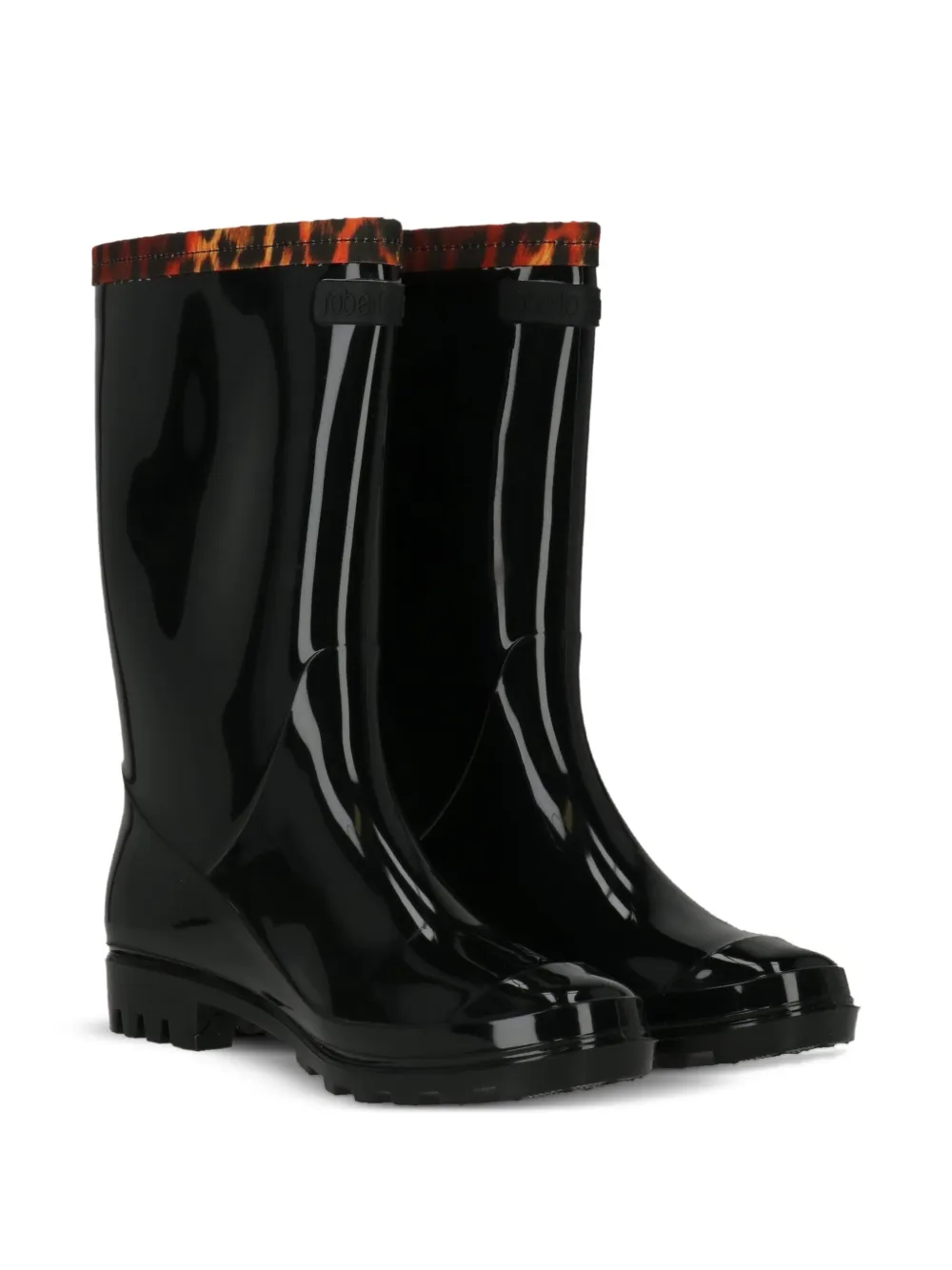 Cavalli Class leopard-trim rain boots | Rain & Snow Boots | Image 2