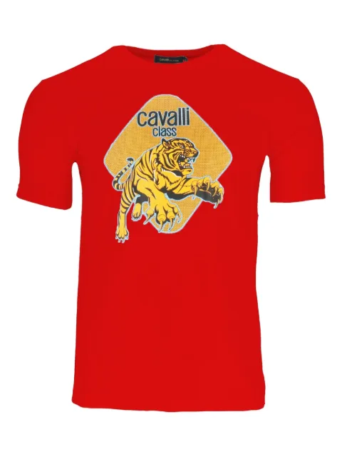 Cavalli Class Camiseta com estampa de logo