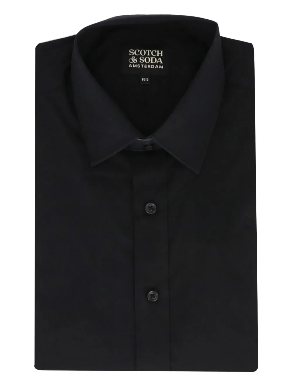 Scotch & Soda Overhemd met lange mouwen Zwart