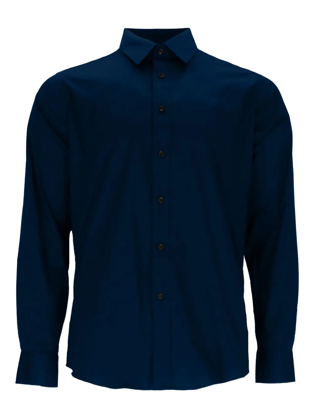 Scotch & Soda four-way-stretch shirt Blauw