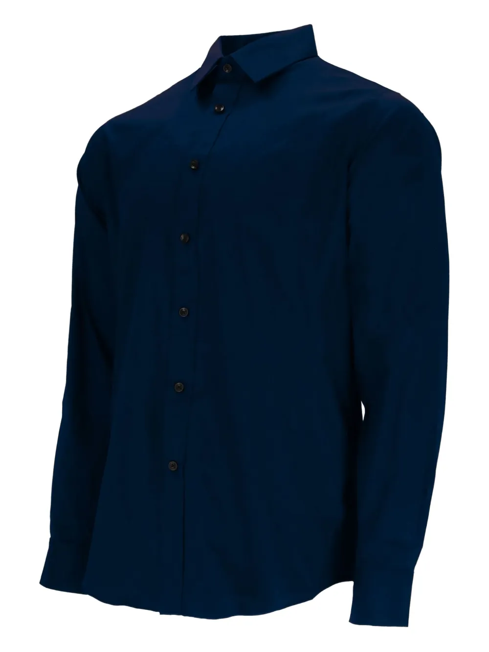 Scotch & Soda four-way-stretch shirt Blauw