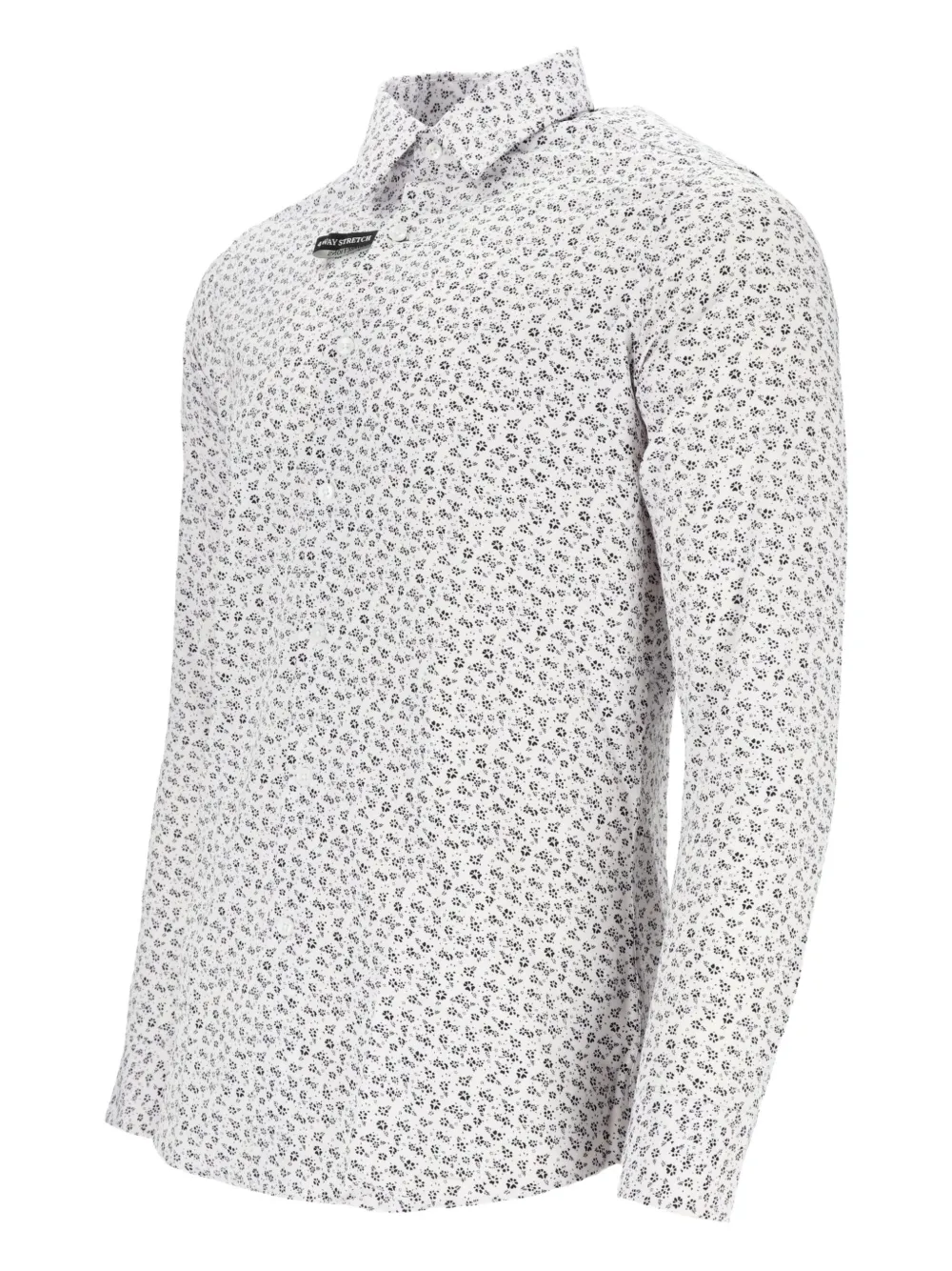 Scotch & Soda floral-print shirt Wit