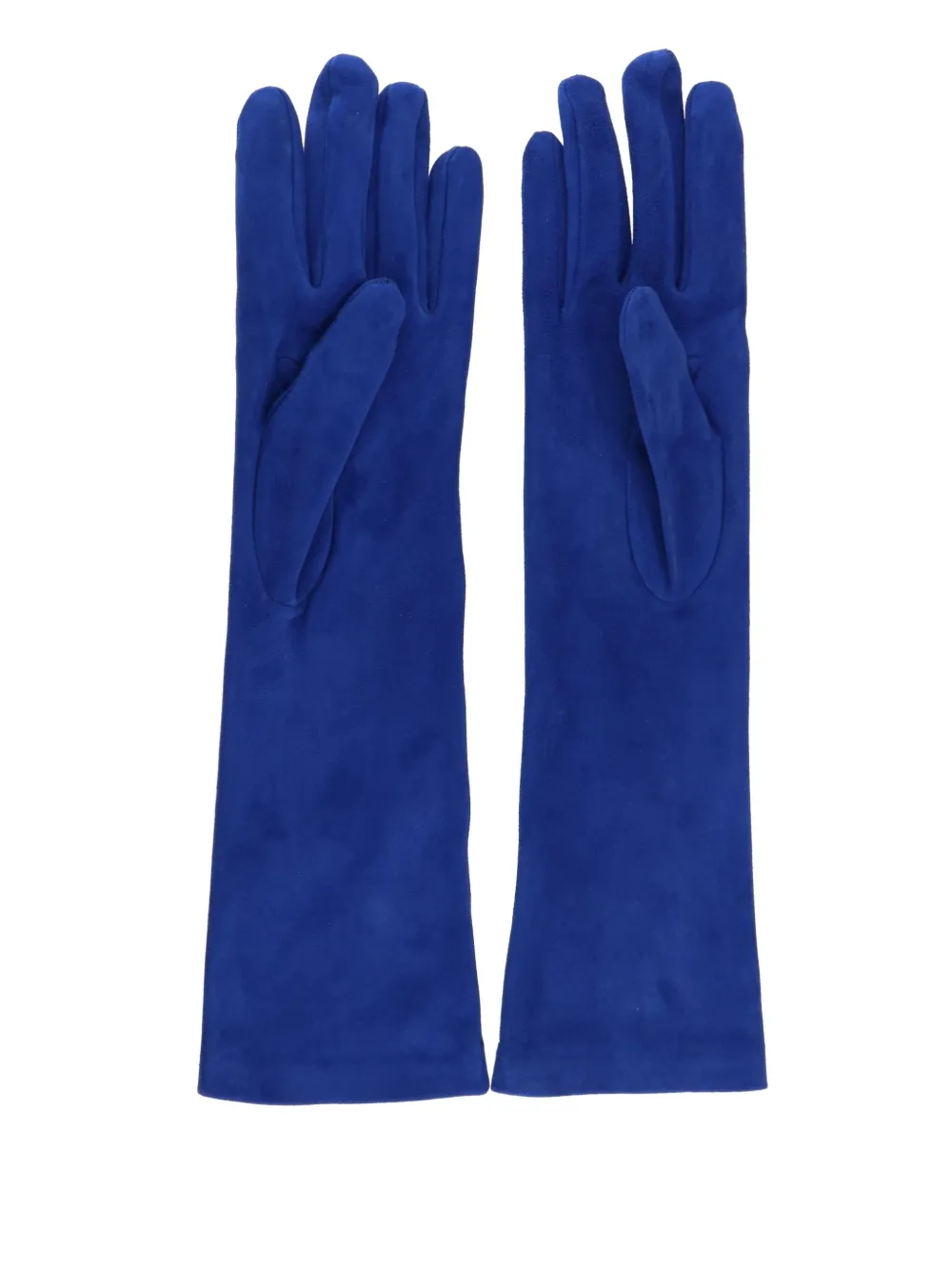 Gianvito Rossi leather gloves - Blu