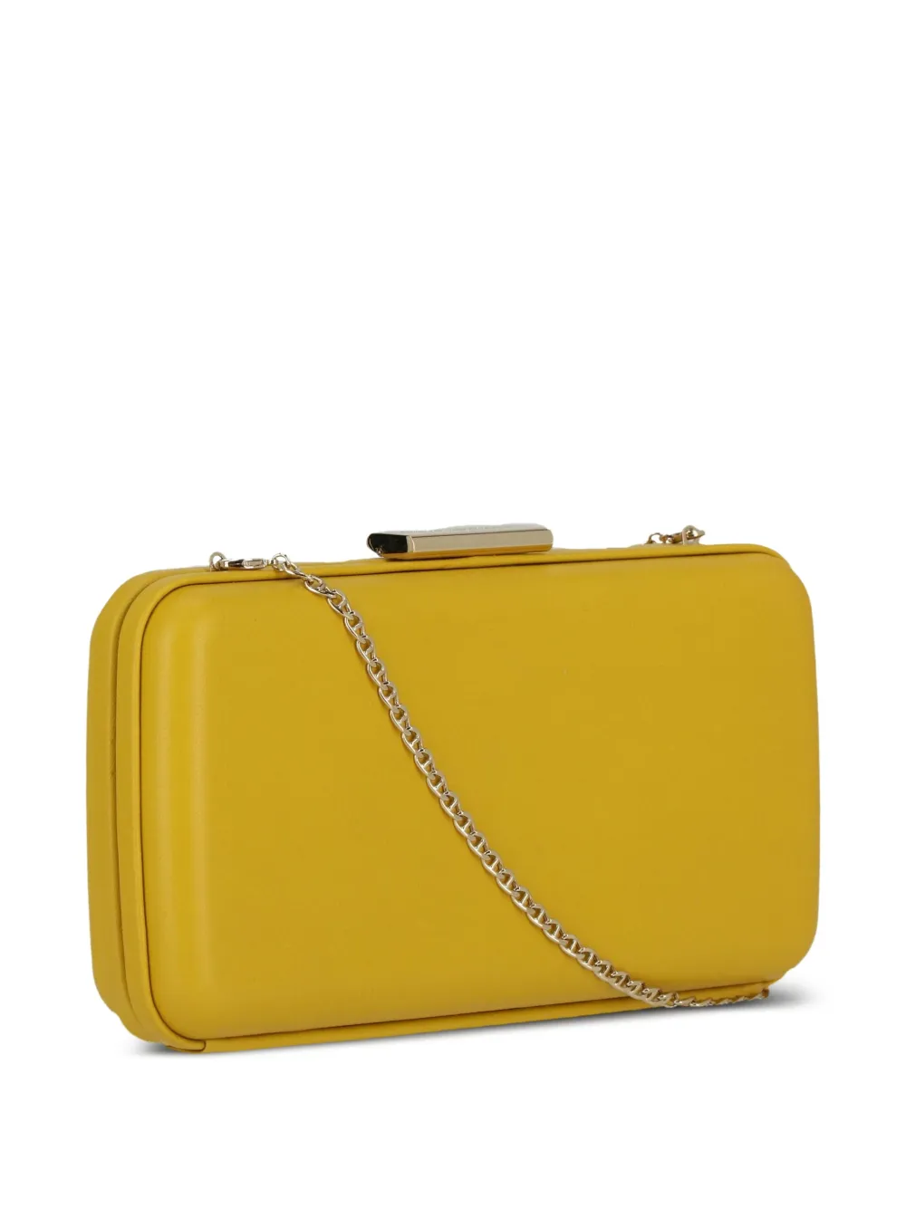 GIANVITO ROSSI LEATHER CLUTCH BAG 
