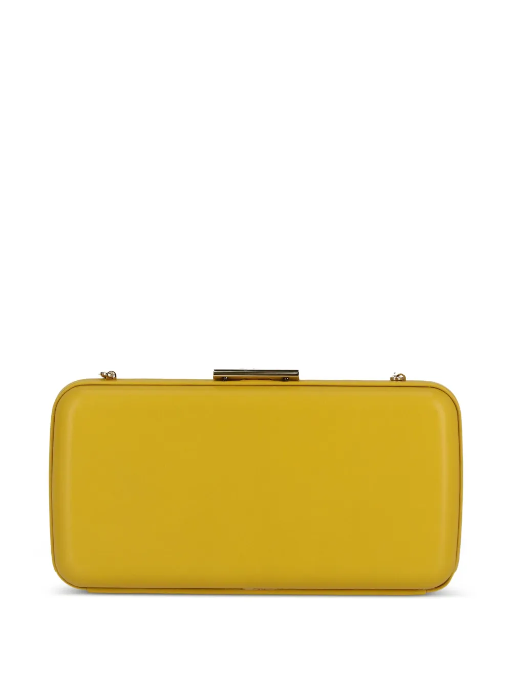 Gianvito Rossi Leren clutch - Geel