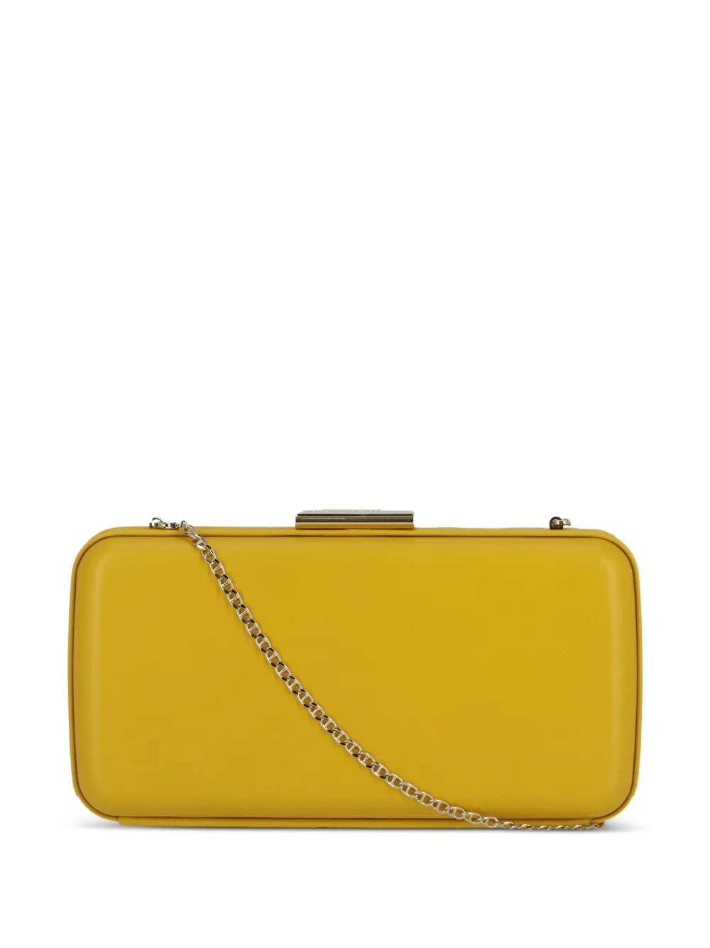GIANVITO ROSSI LEATHER CLUTCH BAG 