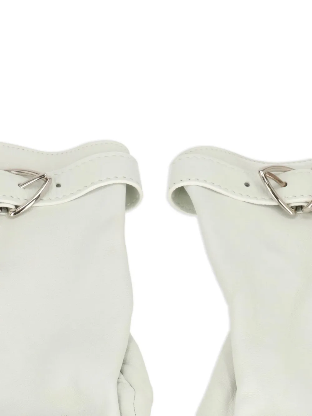 Gianvito Rossi Leren handschoenen Wit