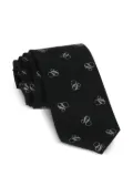 Scotch & Soda logo-jacquard tie - Black