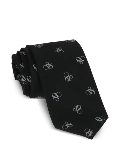 Scotch & Soda logo-jacquard tie