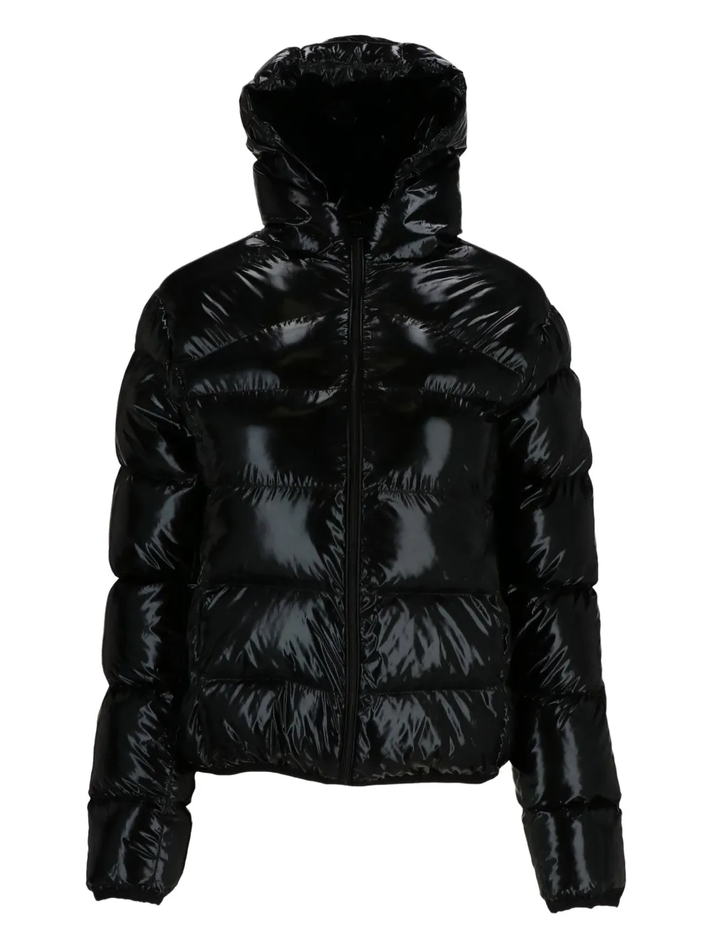 Cavalli Class hooded puffer jacket | Black | Image 1