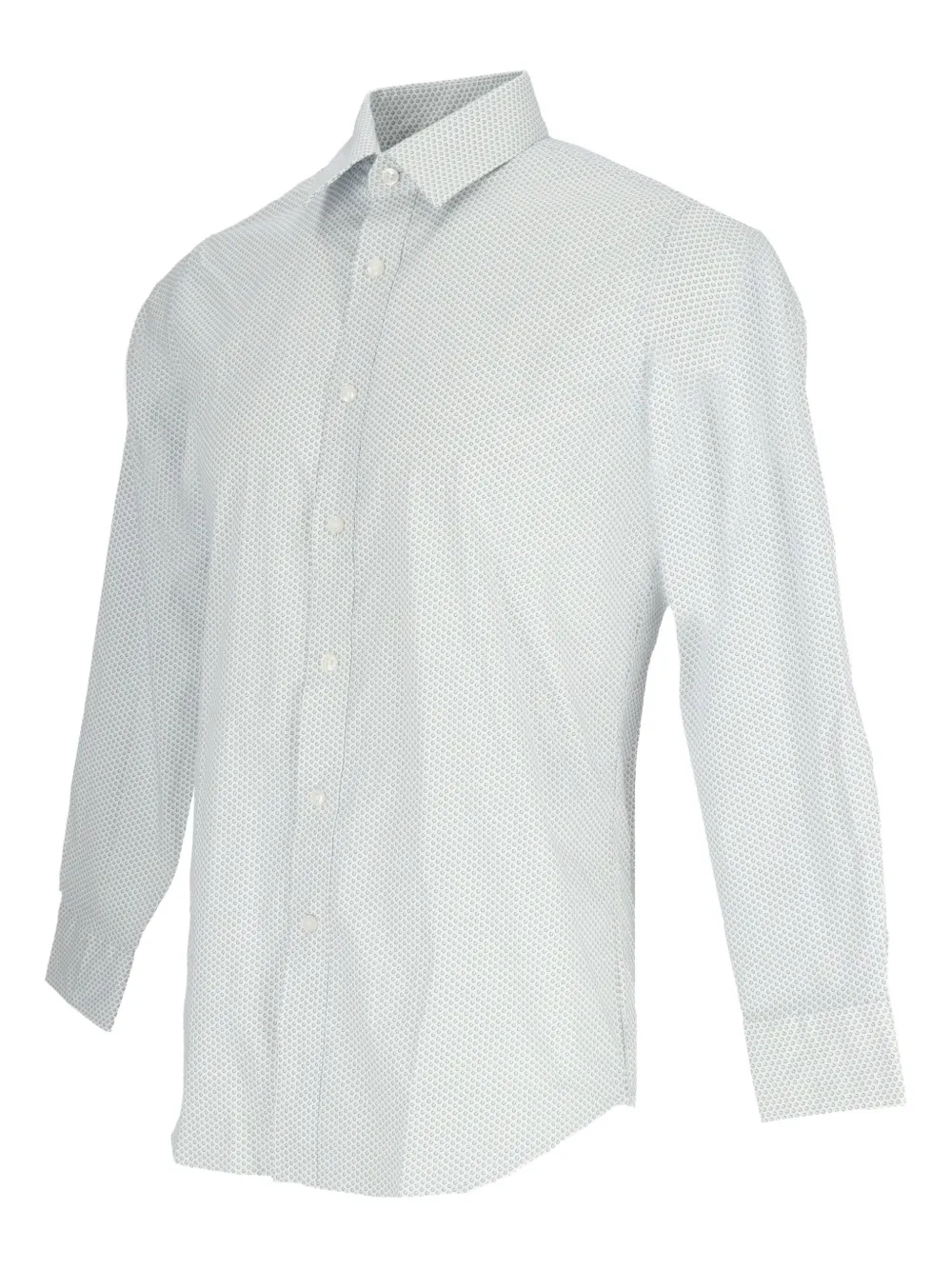 Scotch & Soda geometric-print shirt Wit
