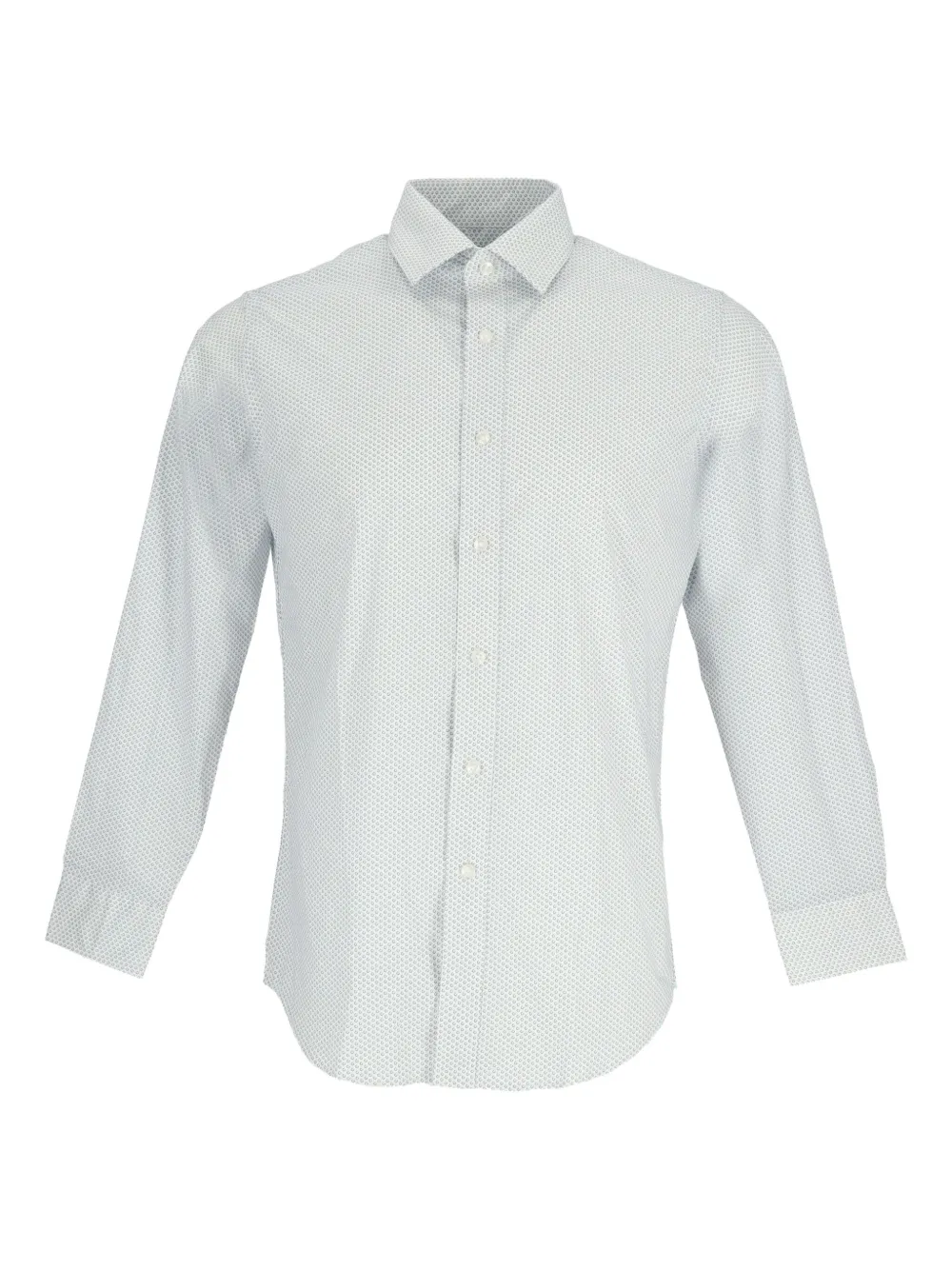 Scotch & Soda geometric-print shirt Wit