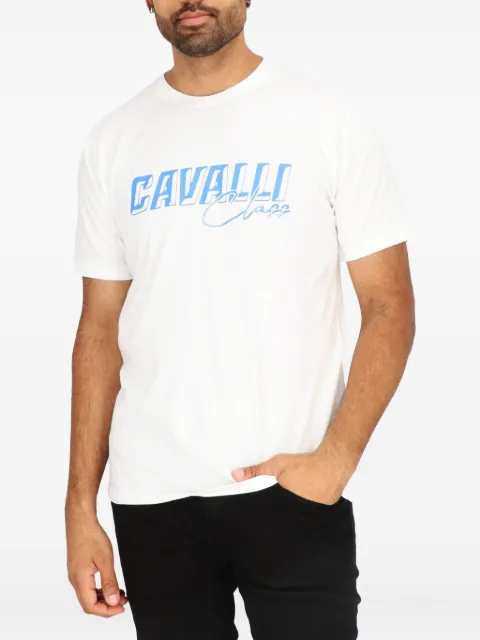 Cavalli Class logo-print T-shirt