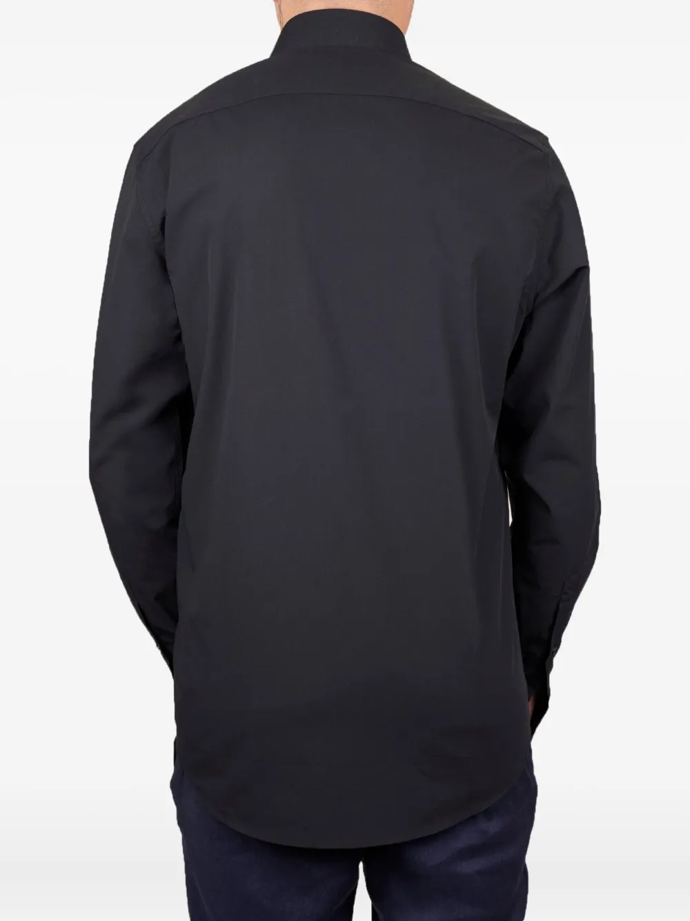 Cavalli Class Overhemd met geborduurd logo Zwart