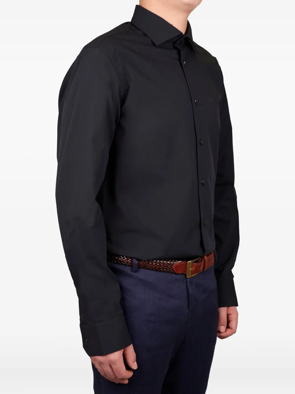 Cavalli Class logo-embroidered shirt | Image 2