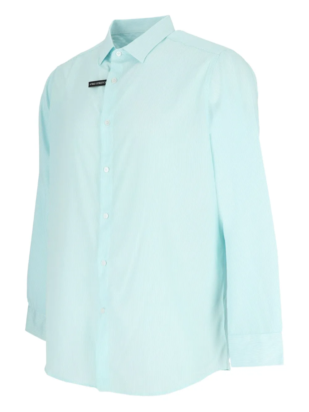 Scotch & Soda pinstripe long-sleeve shirt Groen