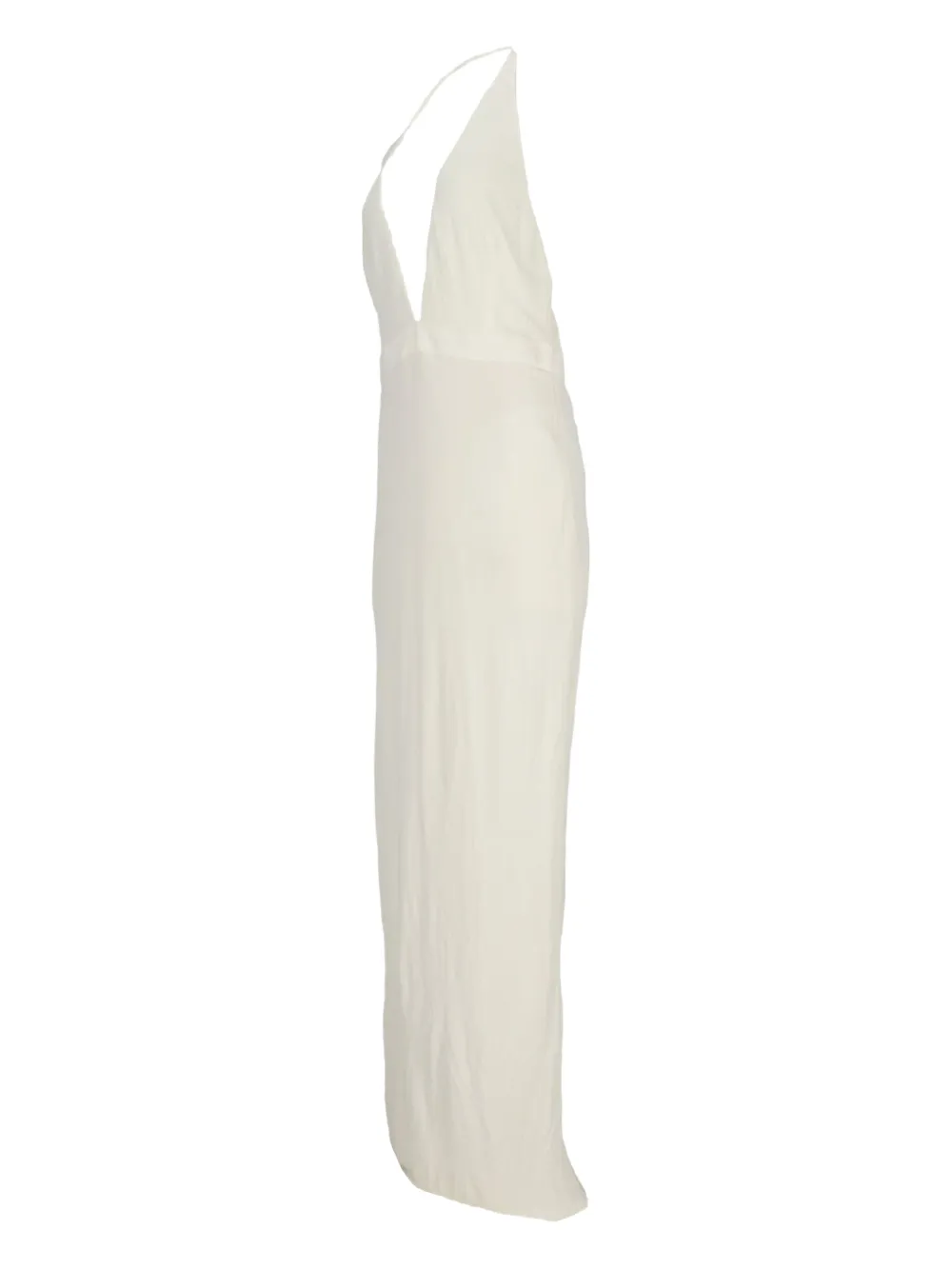 TOM FORD Maxi-jurk met halternek - Wit