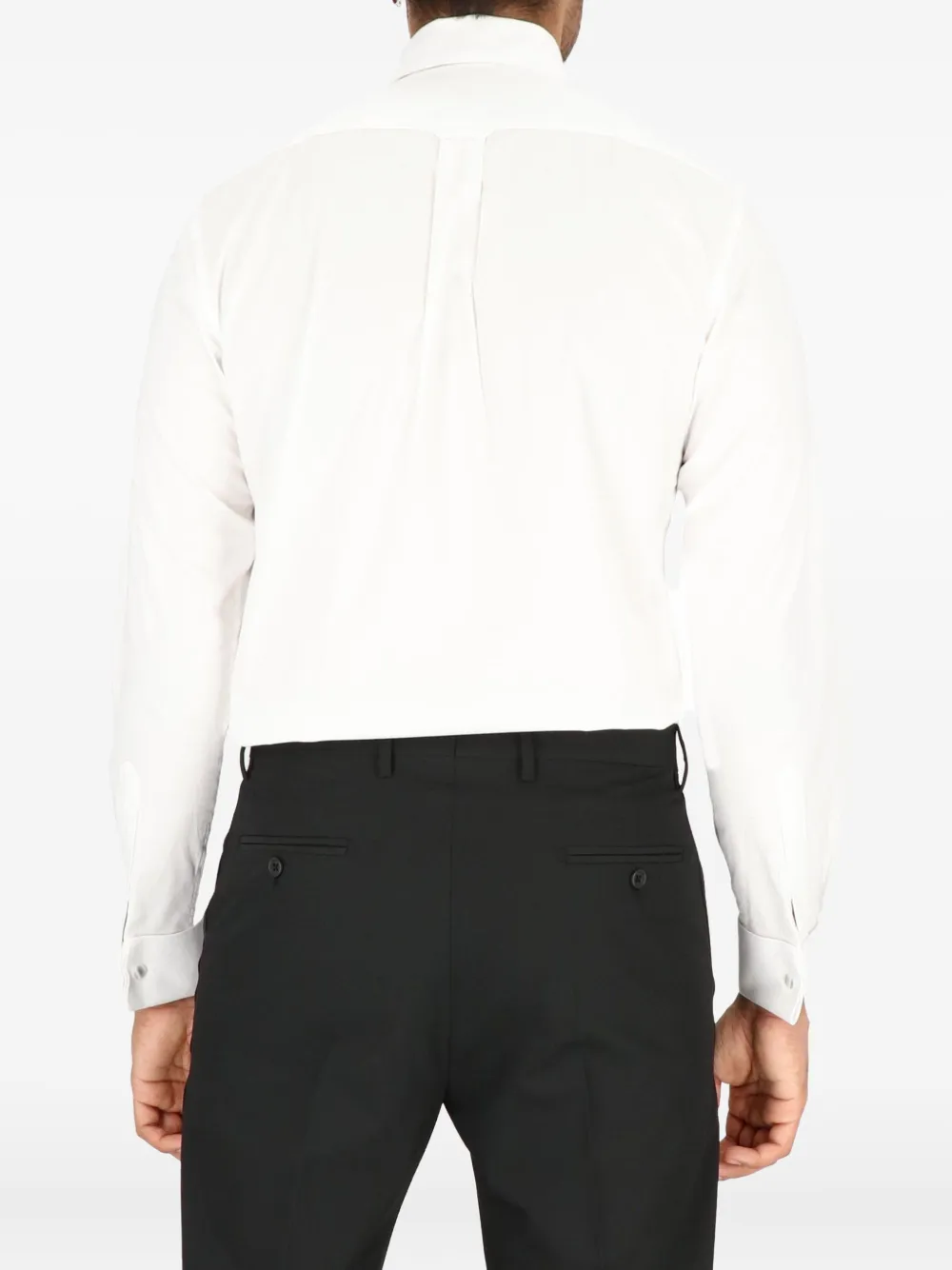 Scotch & Soda Overhemd met Franse manchetten Wit