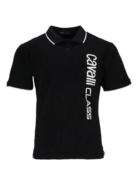 Cavalli Class logo-print polo shirt 