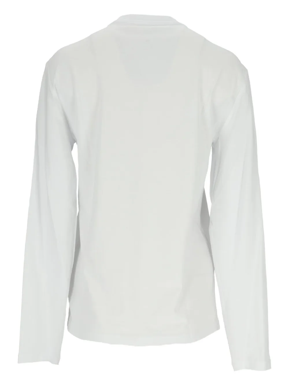 Armani Exchange T-shirt met lange mouwen en print - Beige