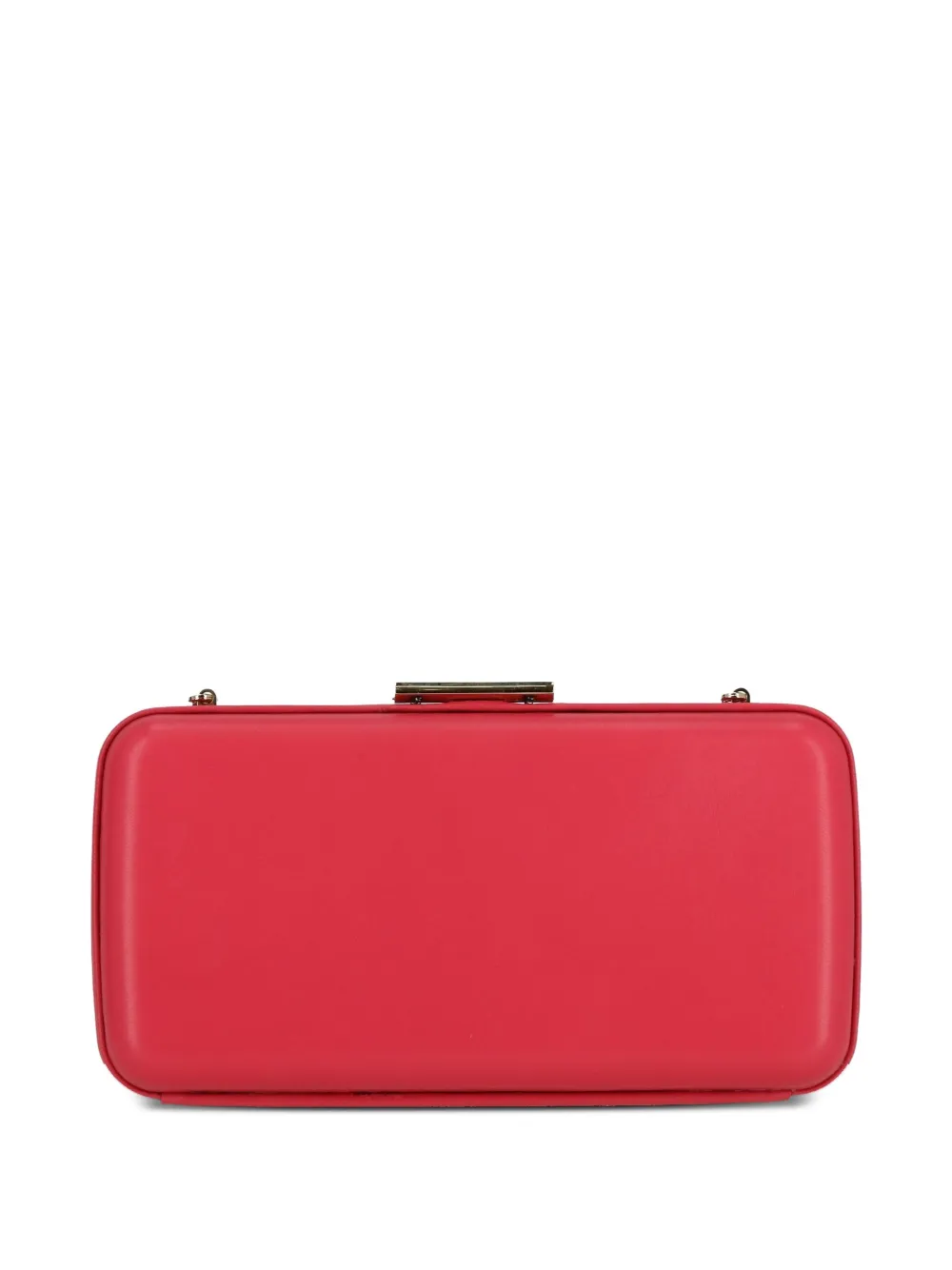 Gianvito Rossi Leren clutch - Roze